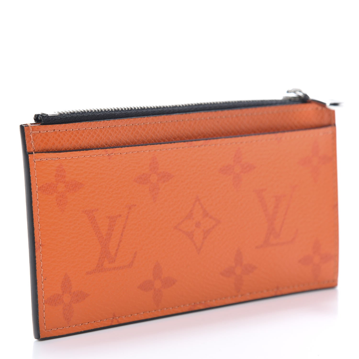 Louis Vuitton Taigarama Coin Card Holder Orange 3 of 8