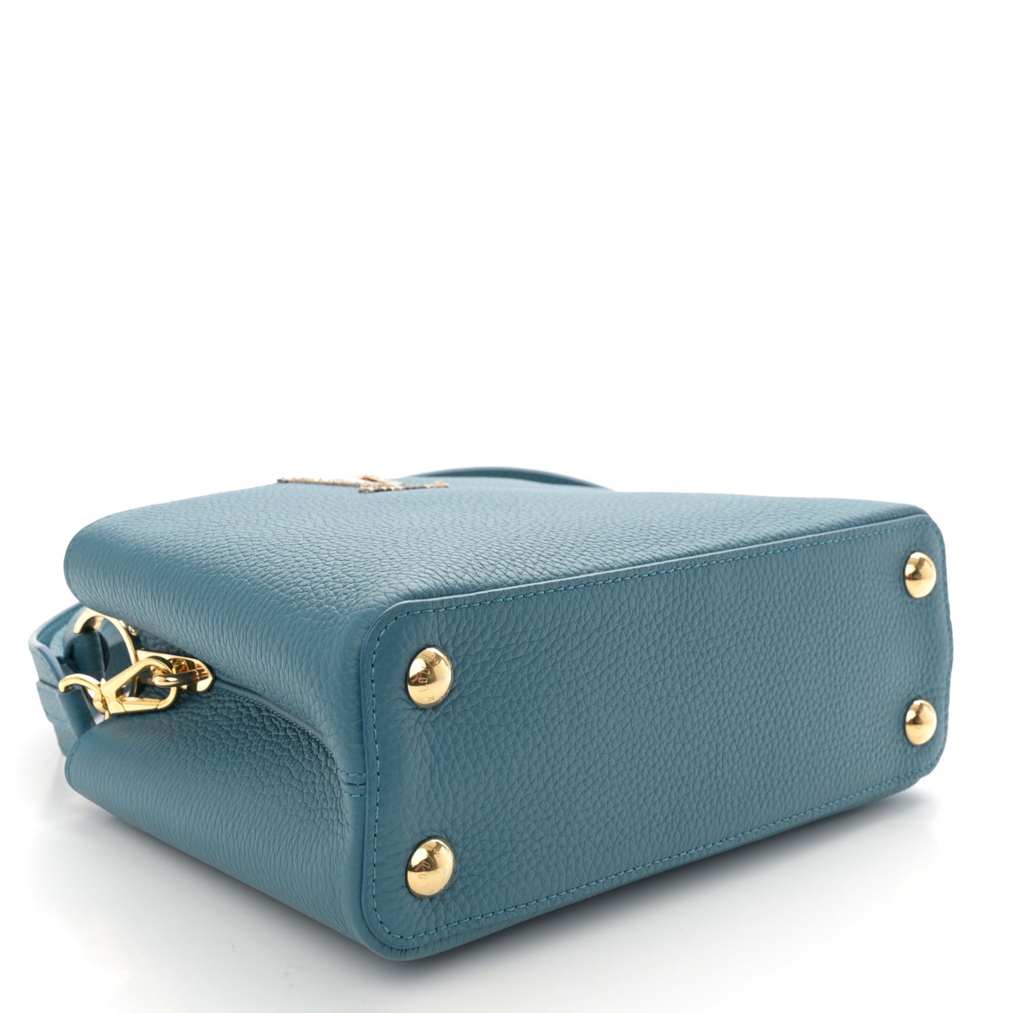 Taurillon Snakeskin Capucines BB Mallard