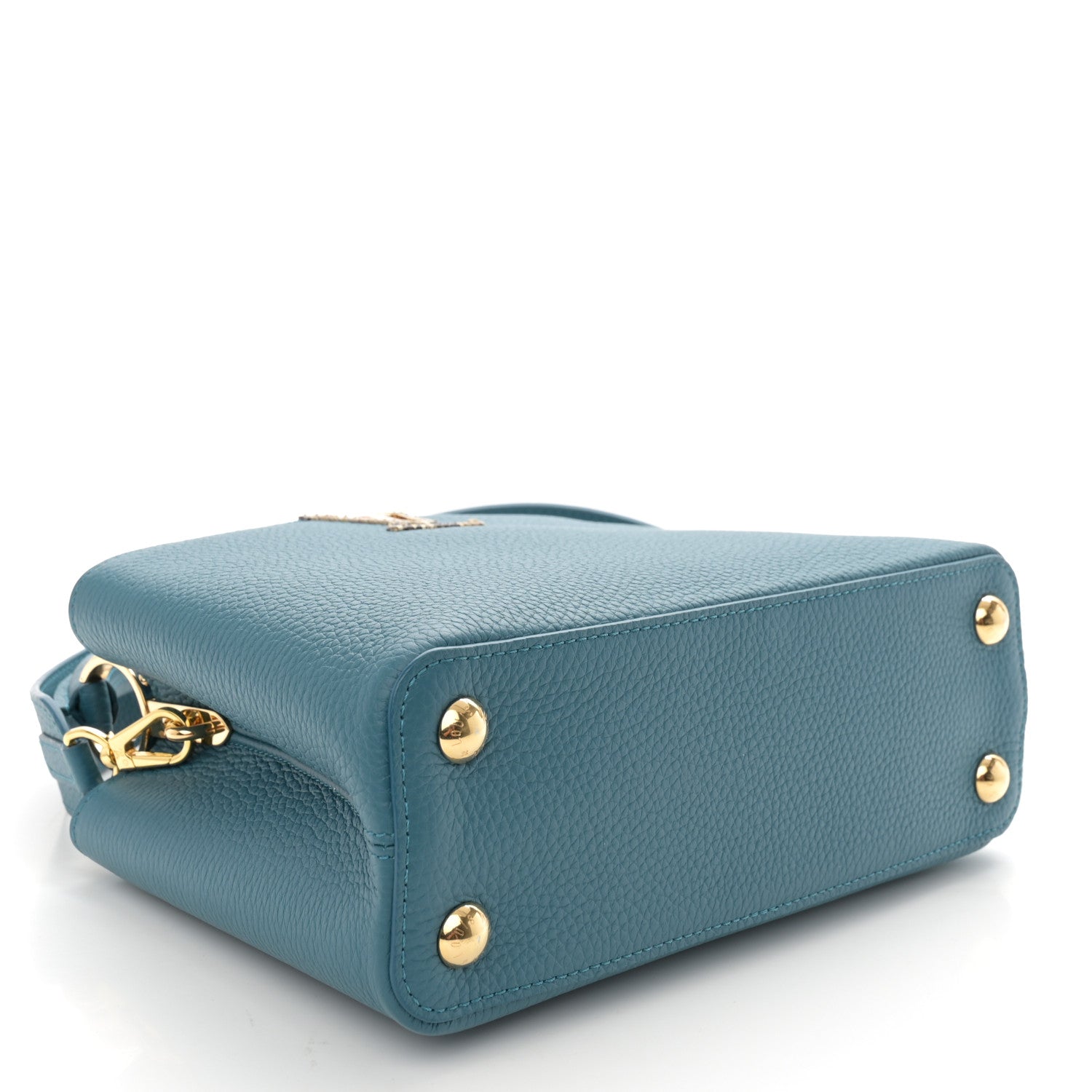Louis Vuitton Taurillon Snakeskin Capucines BB Mallard 4 of 12