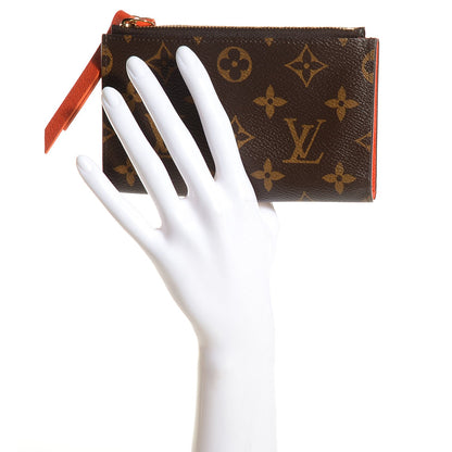 Louis Vuitton Monogram Compact Adele Wallet Piment 2 of 8