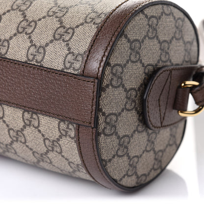 Gucci GG Supreme Monogram Web Small Ophidia Boston Bag Beige New Acero 10 of 11