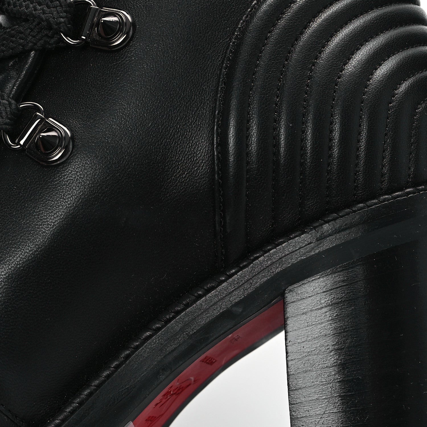 Christian Louboutin Nappa Mad 70 Ankle Boots 35.5 Black 9 of 10