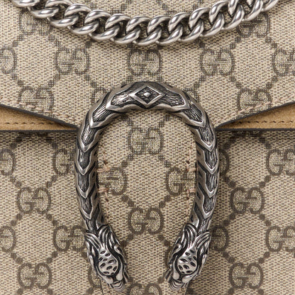 Gucci GG Supreme Monogram Small Dionysus Shoulder Bag Taupe 9 of 13