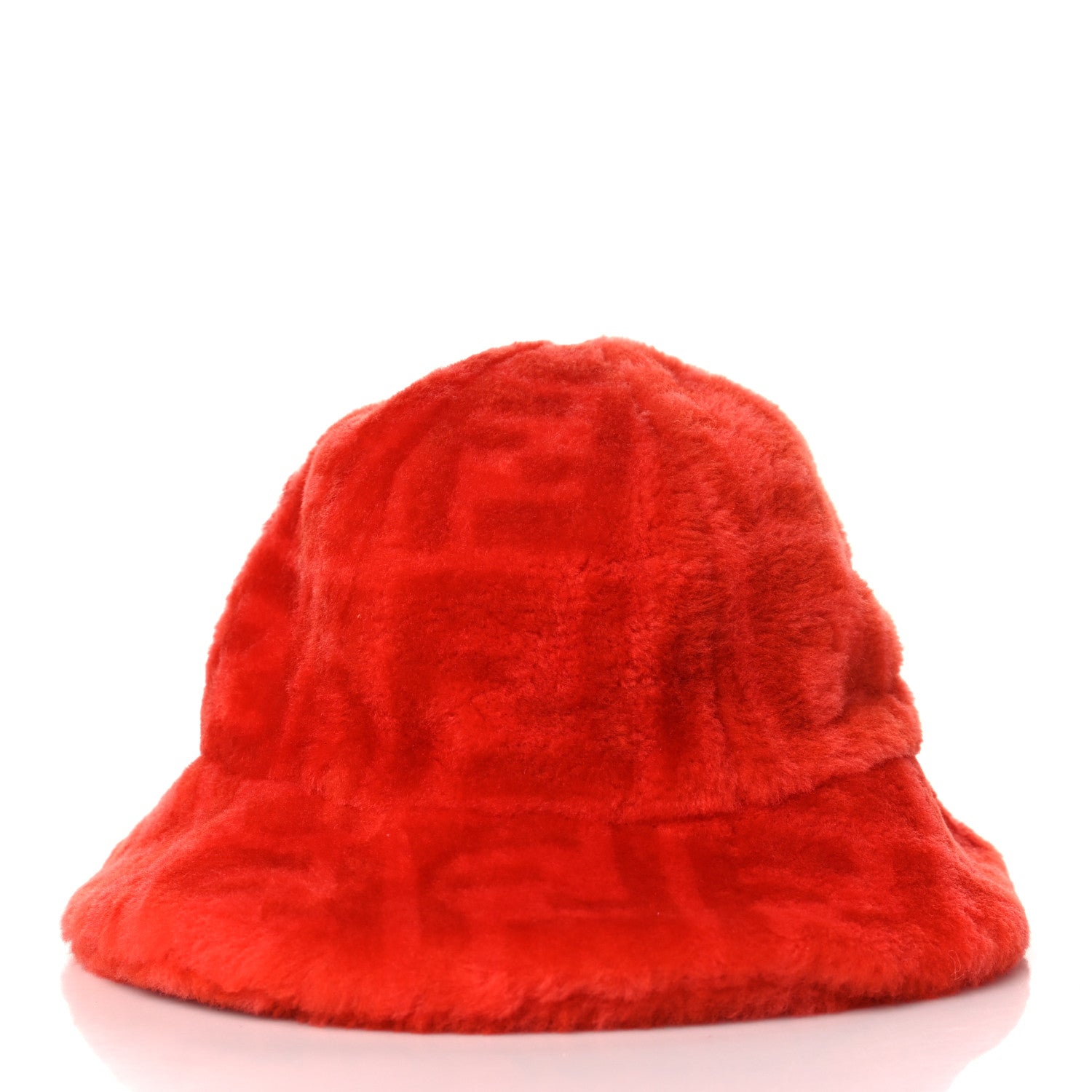 Fendi Wool FF Bucket Hat S Papaya 2 of 7