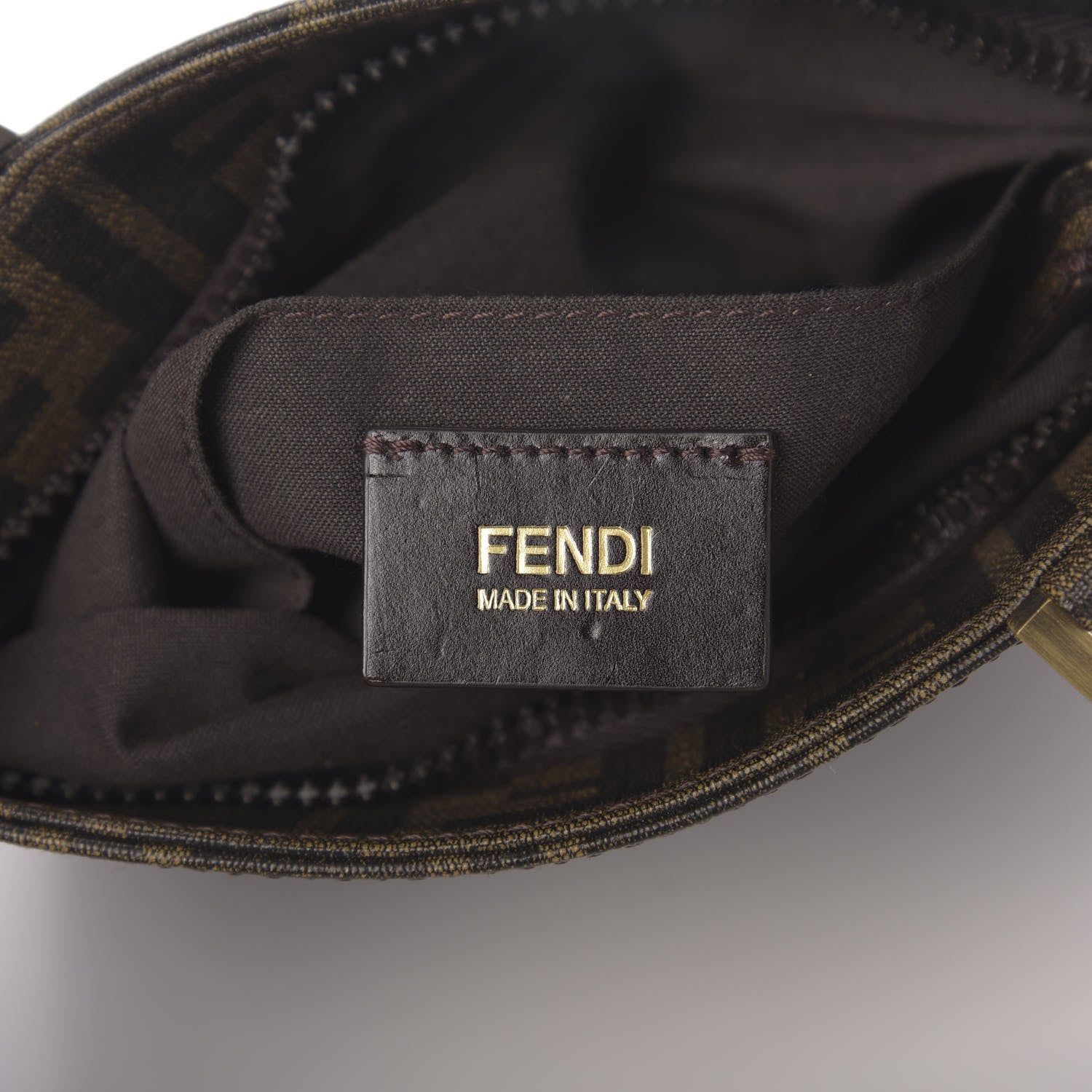 Fendi Zucca Spalmati Messenger Bag Tobacco 6 of 10