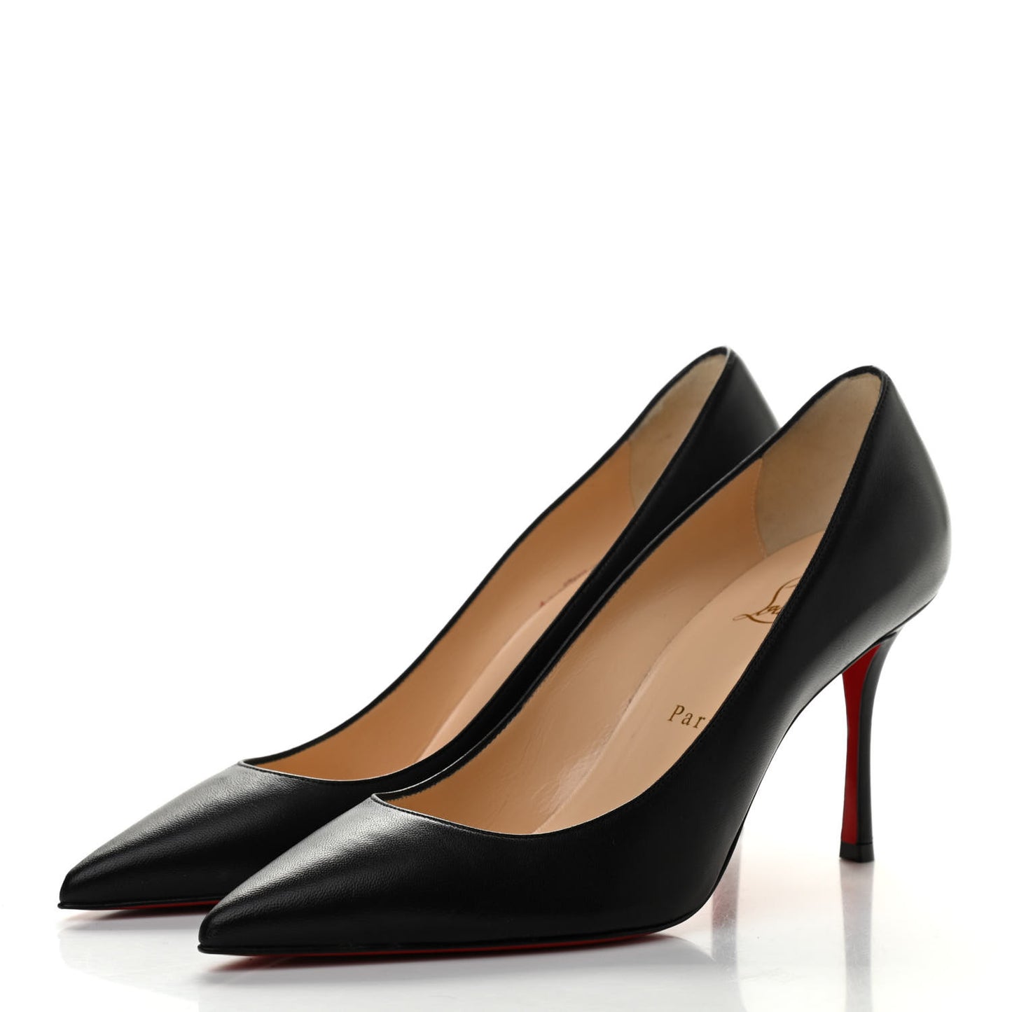 Shiny Nappa Pigalle 85 Pumps 37 Black