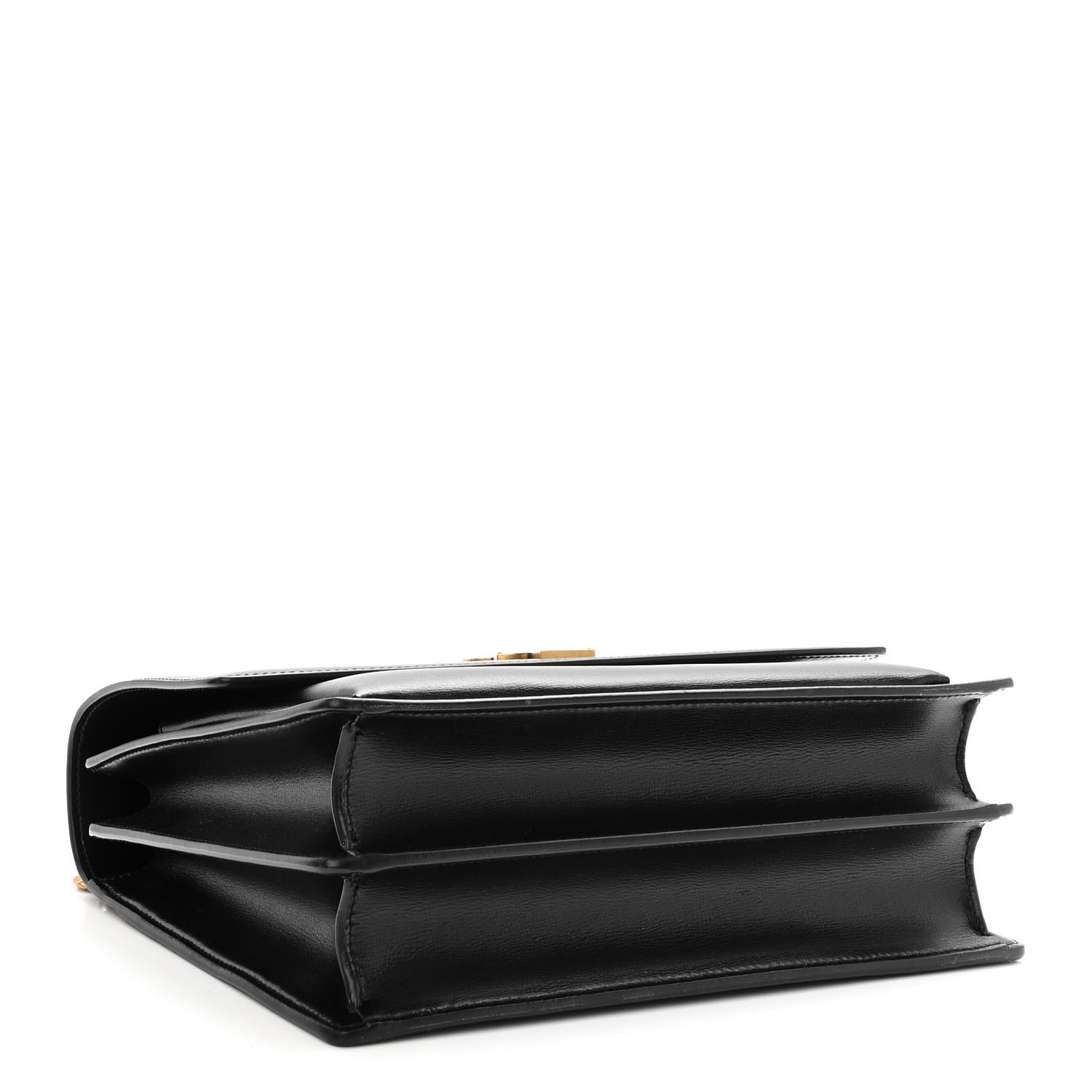 Saint Laurent Calfskin Large Monogram Sunset Black 3 of 8