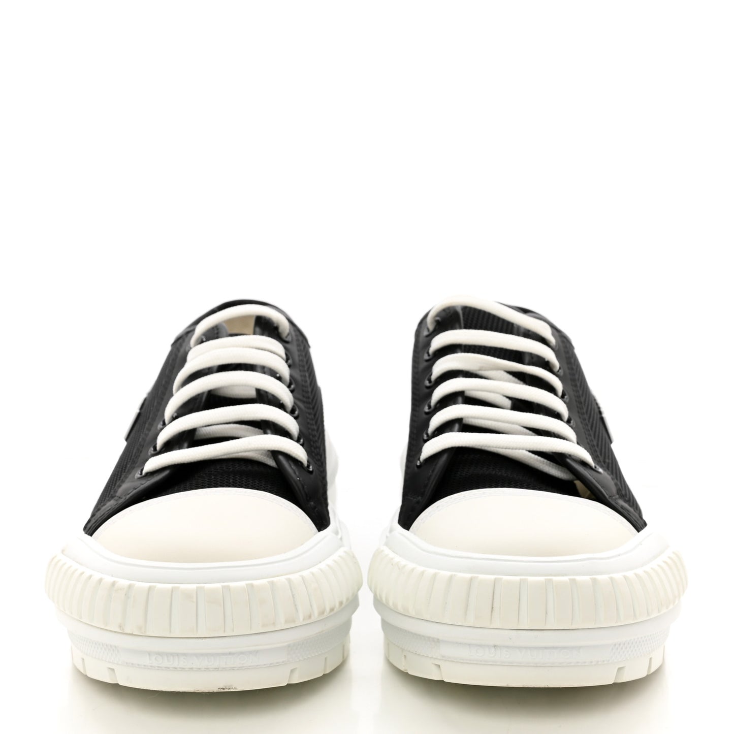 Canvas LV Squad Sneakers 38 Black