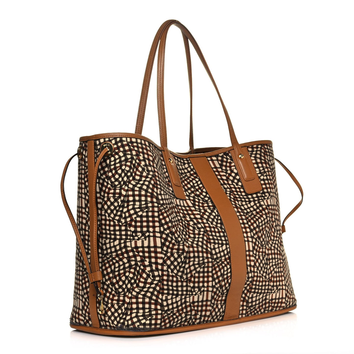 Visetos Large Liz Reversible Shopper Tote Cognac