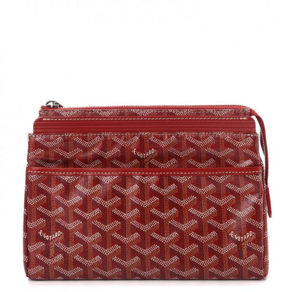 Goyard Goyardine Miroir Toiletry Bag PM Red 1 of 8