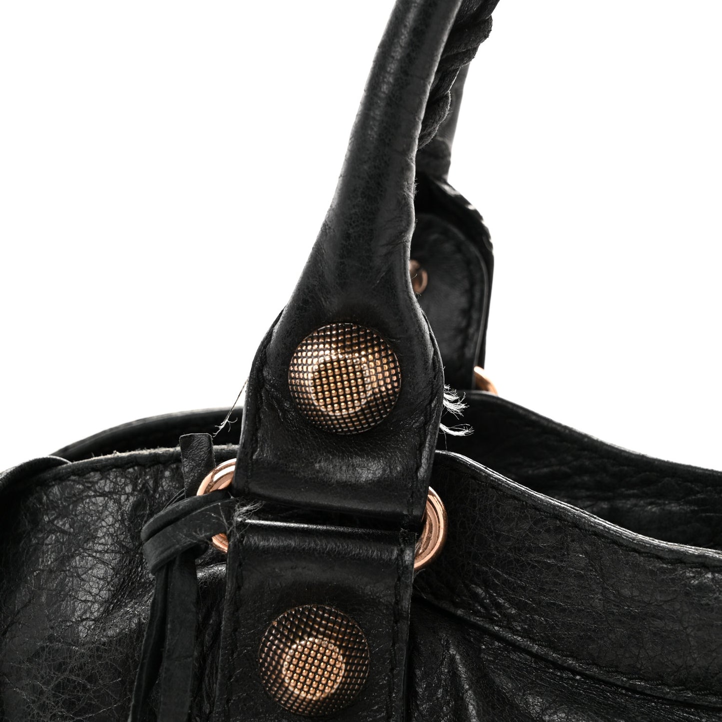 Agneau Giant 21 Rose Gold Hardware City Black