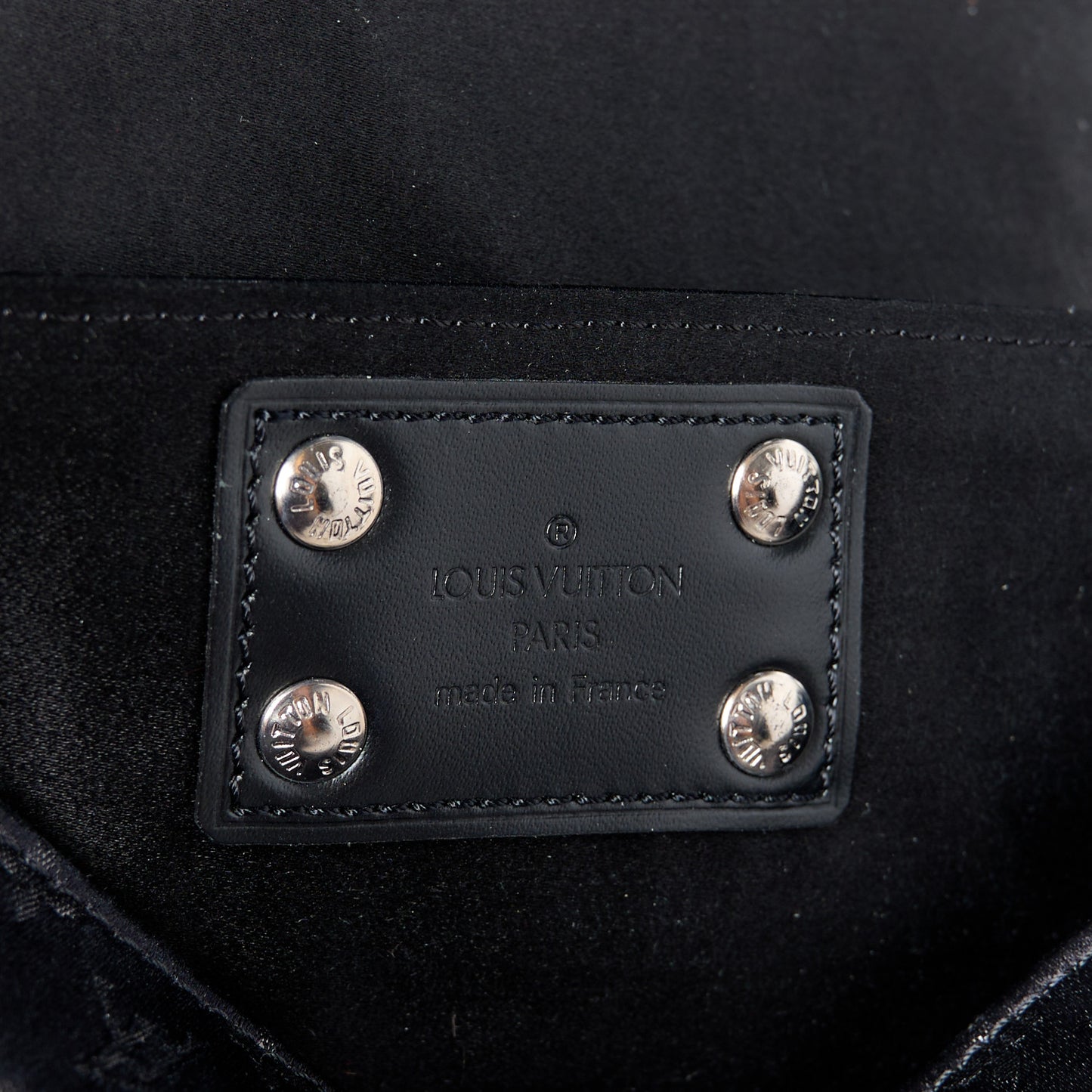 Satin Mini Monogram Conte De Fees Patchwork Musette Black