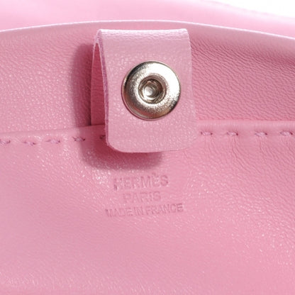 Hermes Lambskin Clou De Selle Pouch Petal Pink 6 of 7