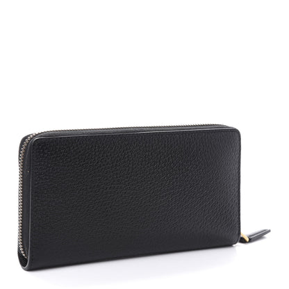 Gucci Calfskin Web Zip Around Wallet Black 3 of 6