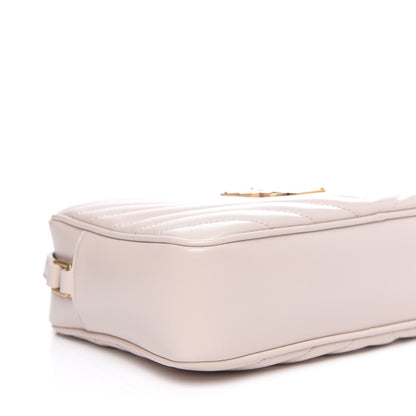 Saint Laurent Calfskin Matelasse Monogram Lou Camera Bag Beige 7 of 9