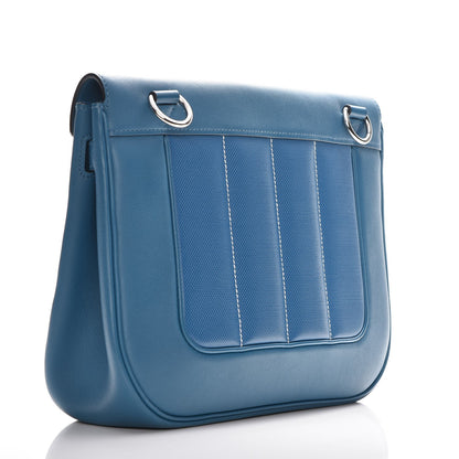 Hermes Veau Swift Sac Berline 28 Bleu Thalassa 3 of 10