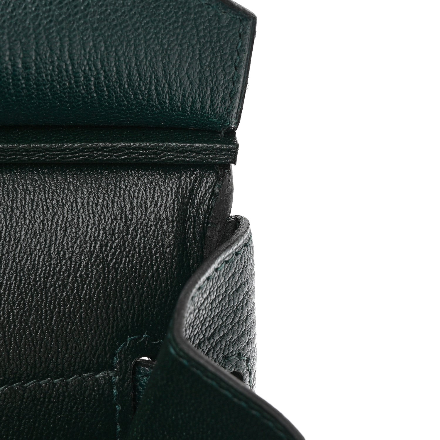 Hermes Chevre de Coromandel Birkin 30 Vert Cypress 11 of 12