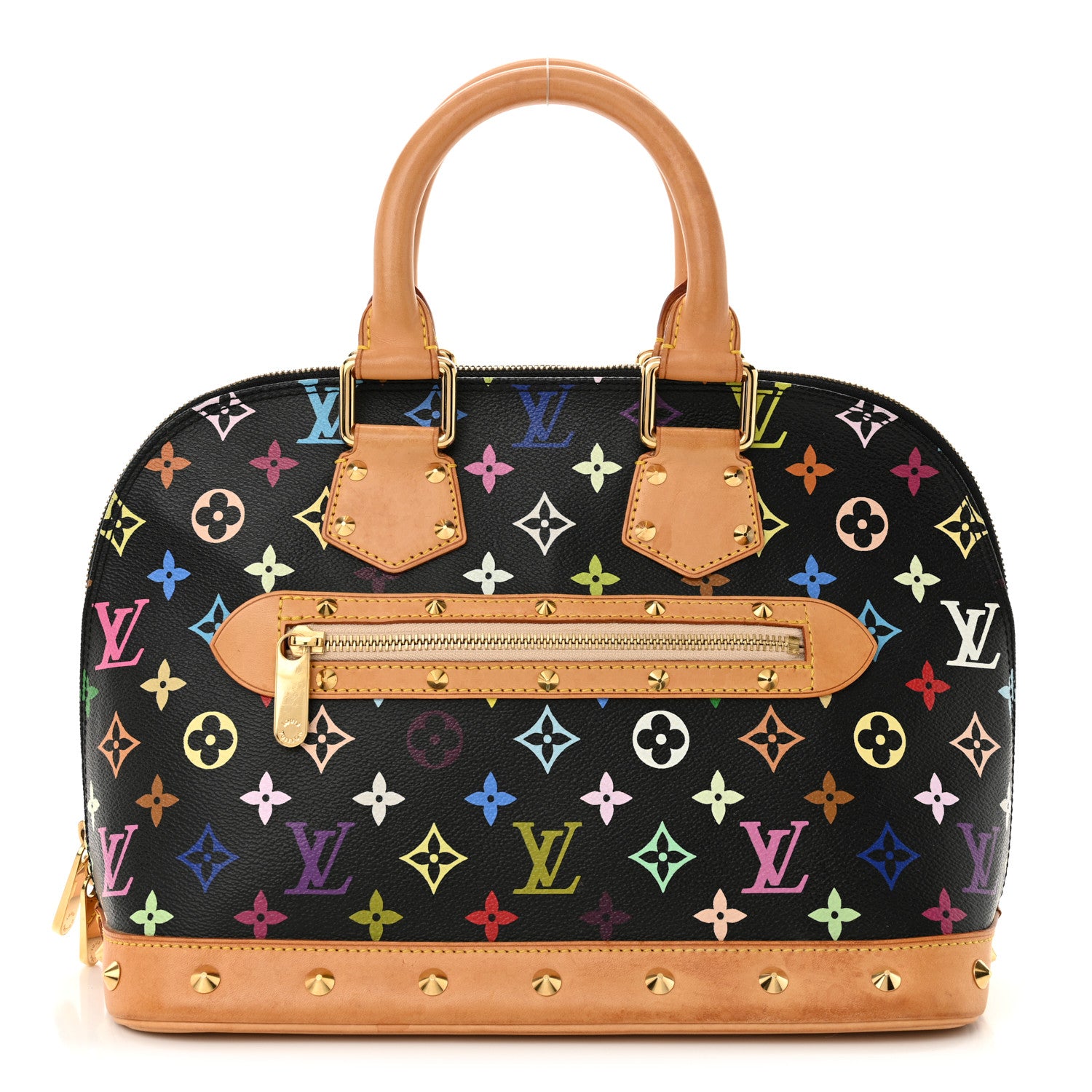 Louis Vuitton Monogram Multicolor Alma Black 1 of 15
