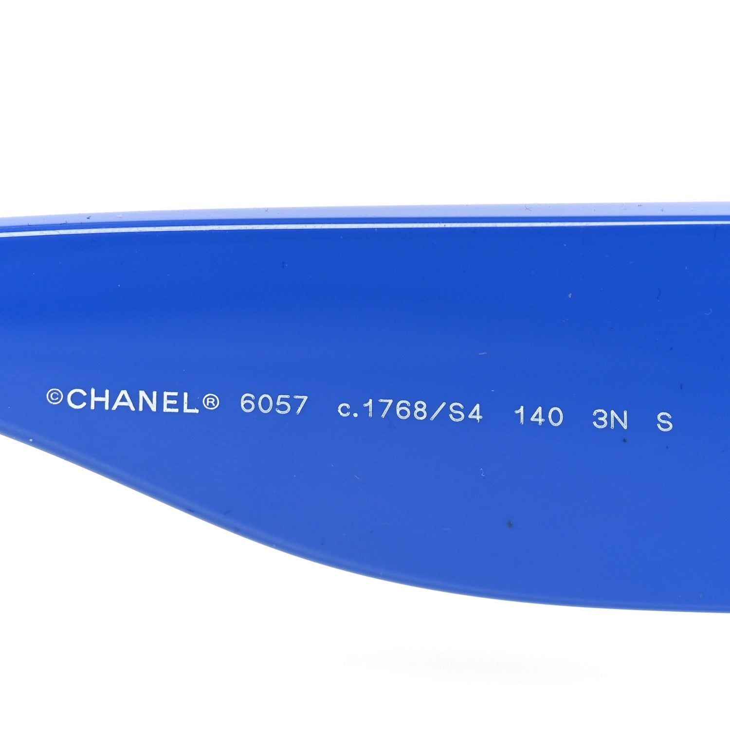 Chanel Acetate Cat Eye Sunglasses 6057 Black Blue 6 of 7