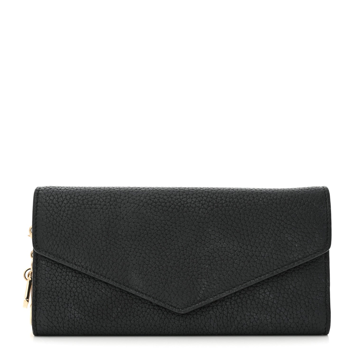 Christian Dior Bullcalf Diorissimo Slim Envelope Wallet Black Rose Indien 1 of 9