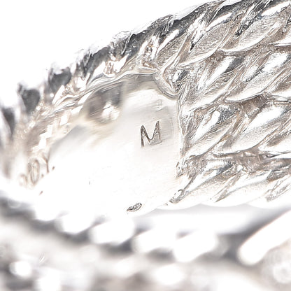 David Yurman Sterling Silver Diamond Confetti 4 Row Ring 50 5.5 6 of 6