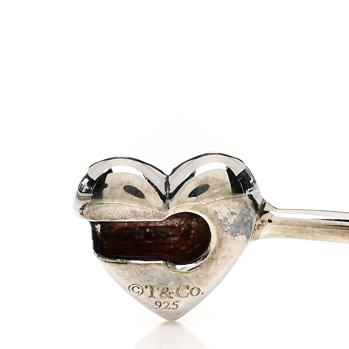 Sterling Silver Puffy Heart Bangle Bracelet
