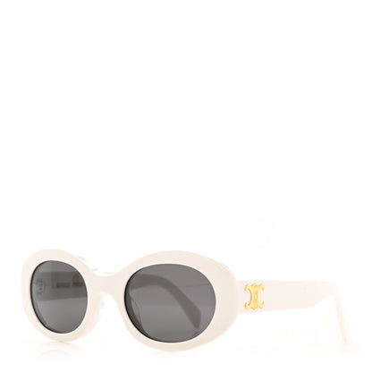 Celine Acetate Triomphe 01 Sunglasses CL 40194U White 1 of 7