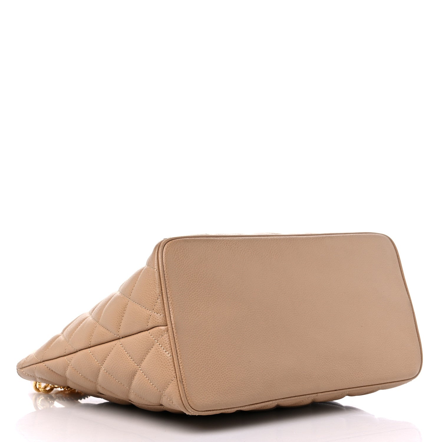 Chanel Caviar Quilted Medallion Tote Beige 4 of 13