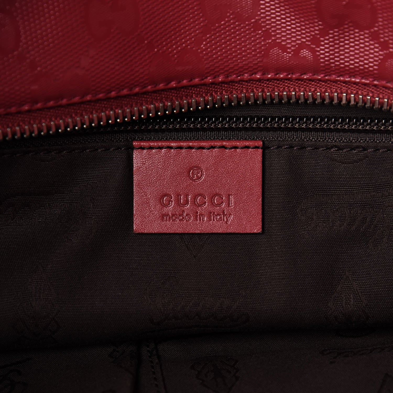 Gucci Imprime Monogram Medium Zippered Shopping Tote Rose Blush 6 of 10