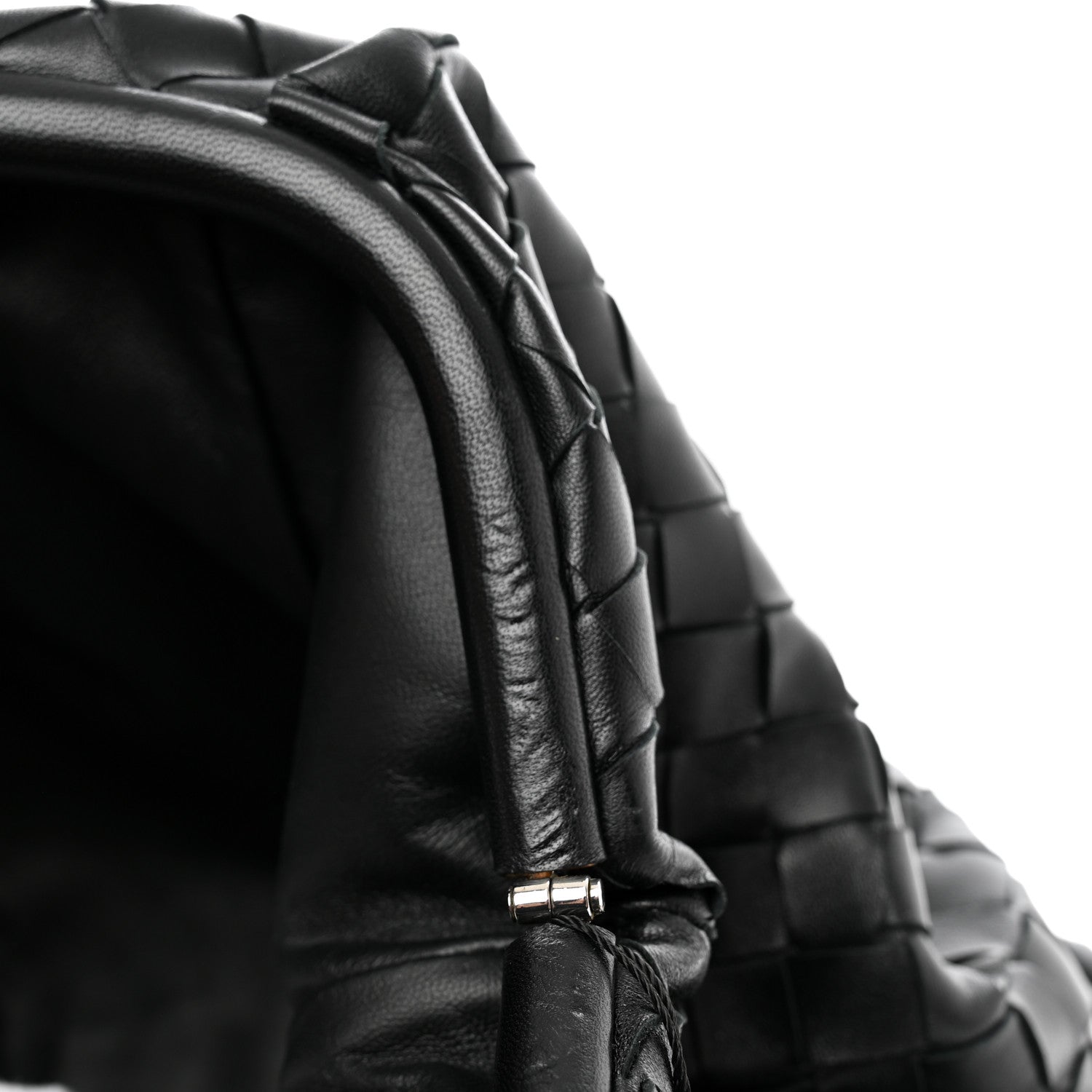 Bottega Veneta Nappa Maxi Intreccio The Pouch Oversized Clutch Black 12 of 13
