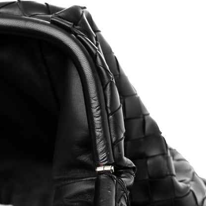 Bottega Veneta Nappa Maxi Intreccio The Pouch Oversized Clutch Black 12 of 13