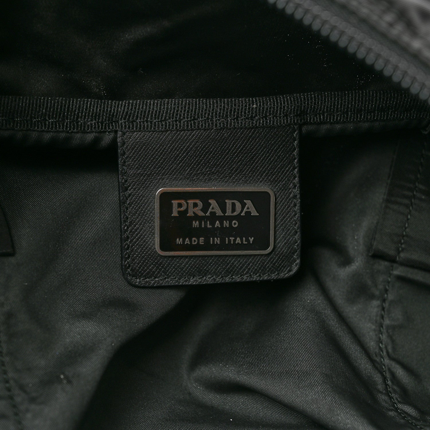 Prada Re-Nylon Saffiano Duffle Bag Black 5 of 13