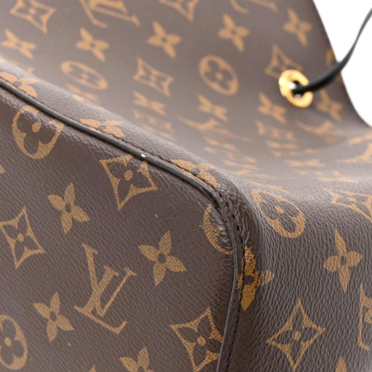 Louis Vuitton Monogram Neonoe MM Black Black 11 of 13