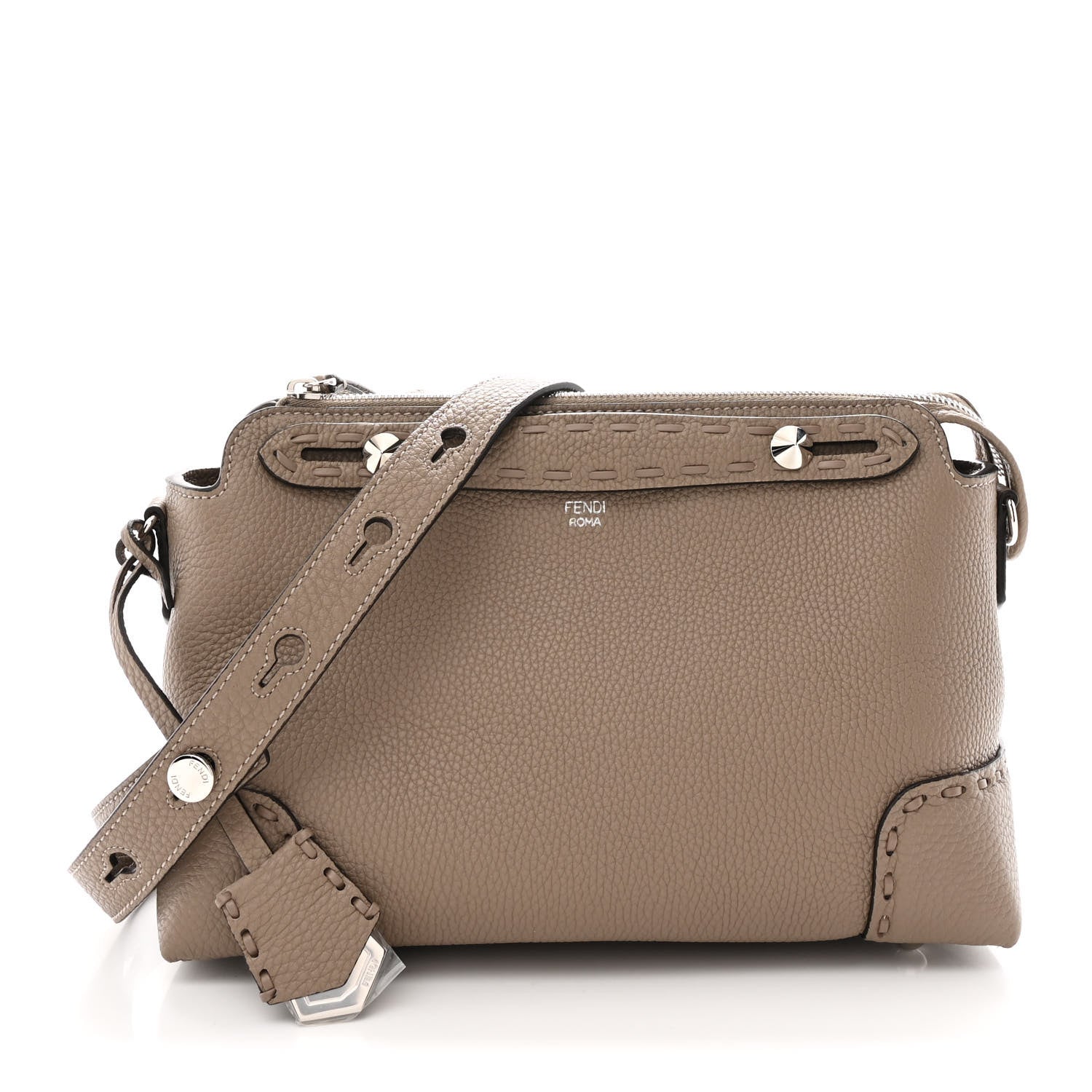 Fendi Cuoio Romano Sellerissima Medium By The Way Boston Bag Corda 1 of 11