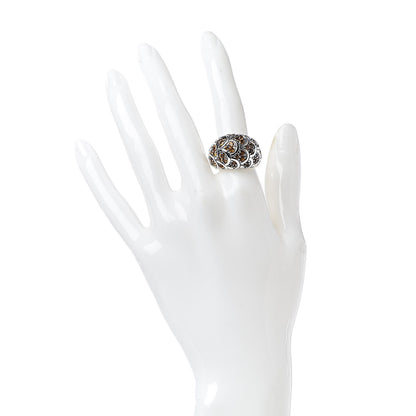 John Hardy Sterling Silver Citrine Naga Dome Ring 54 7 2 of 5