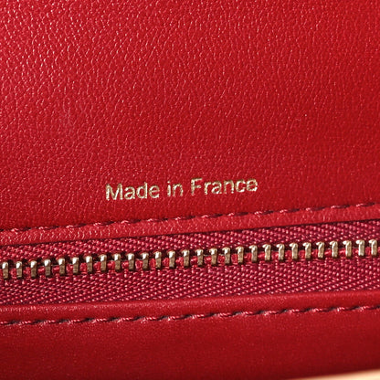 Delvaux Calfskin Patent Calfskin GM Tempete Satchel Red 8 of 13