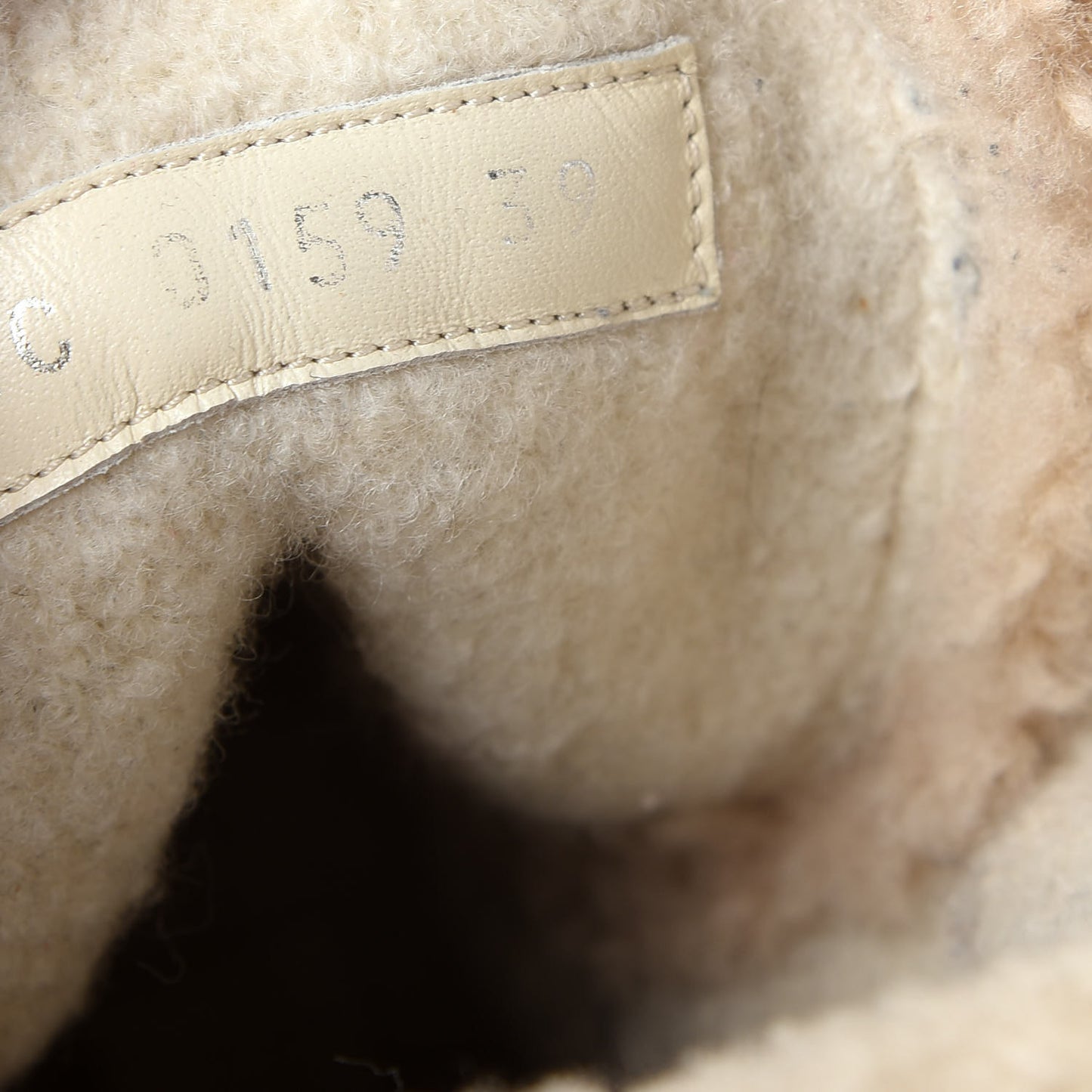 Suede Calfskin Shearling Monogram Laureate Platform Desert Boots 39 Cognac