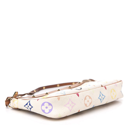 Louis Vuitton Monogram Multicolor Pochette Accessories White 3 of 14