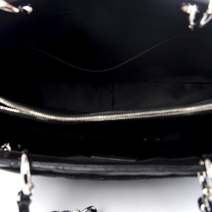 Chanel Caviar Quilted Grand Shopping Tote GST Black 4 of 8