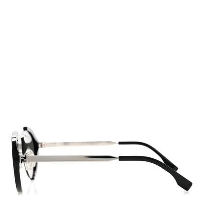 Fendi Metal Geometric FF Sunglasses FE40042U Black 3 of 8