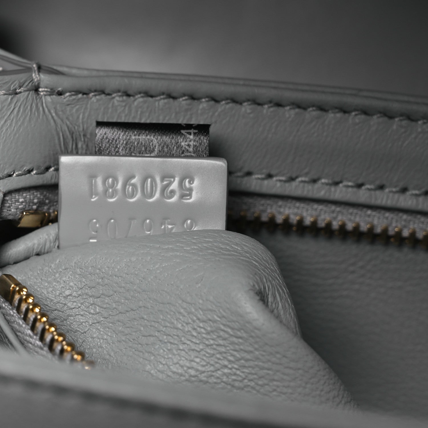 Gucci Calfskin Siena Small Shoulder Bag Grey 7 of 11