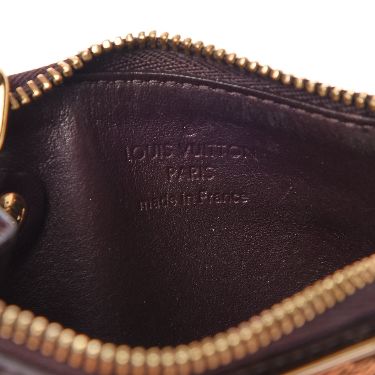 Vernis Key Pouch Amarante
