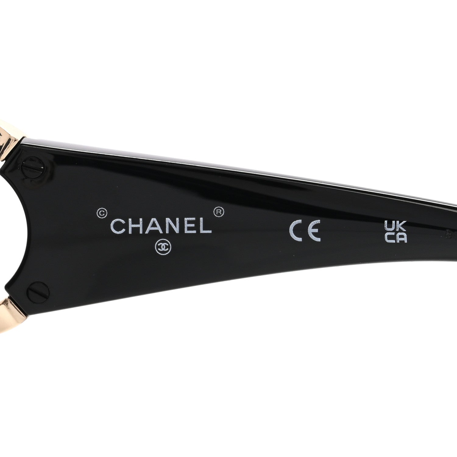 Chanel Acetate Pearl CC Square Sunglasses 71501-A Black 1815459