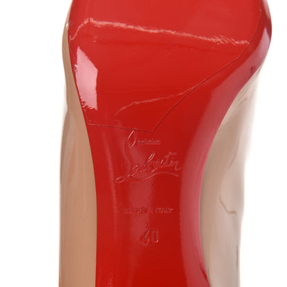 Christian Louboutin Patent Simple 85 Pumps 40 Nude 9 of 9
