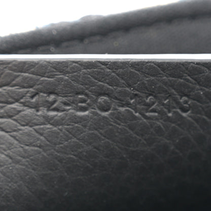 Christian Dior Grained Calfskin Oblique Mini Saddle Messenger Bag With Flap Beige Black 7 of 11