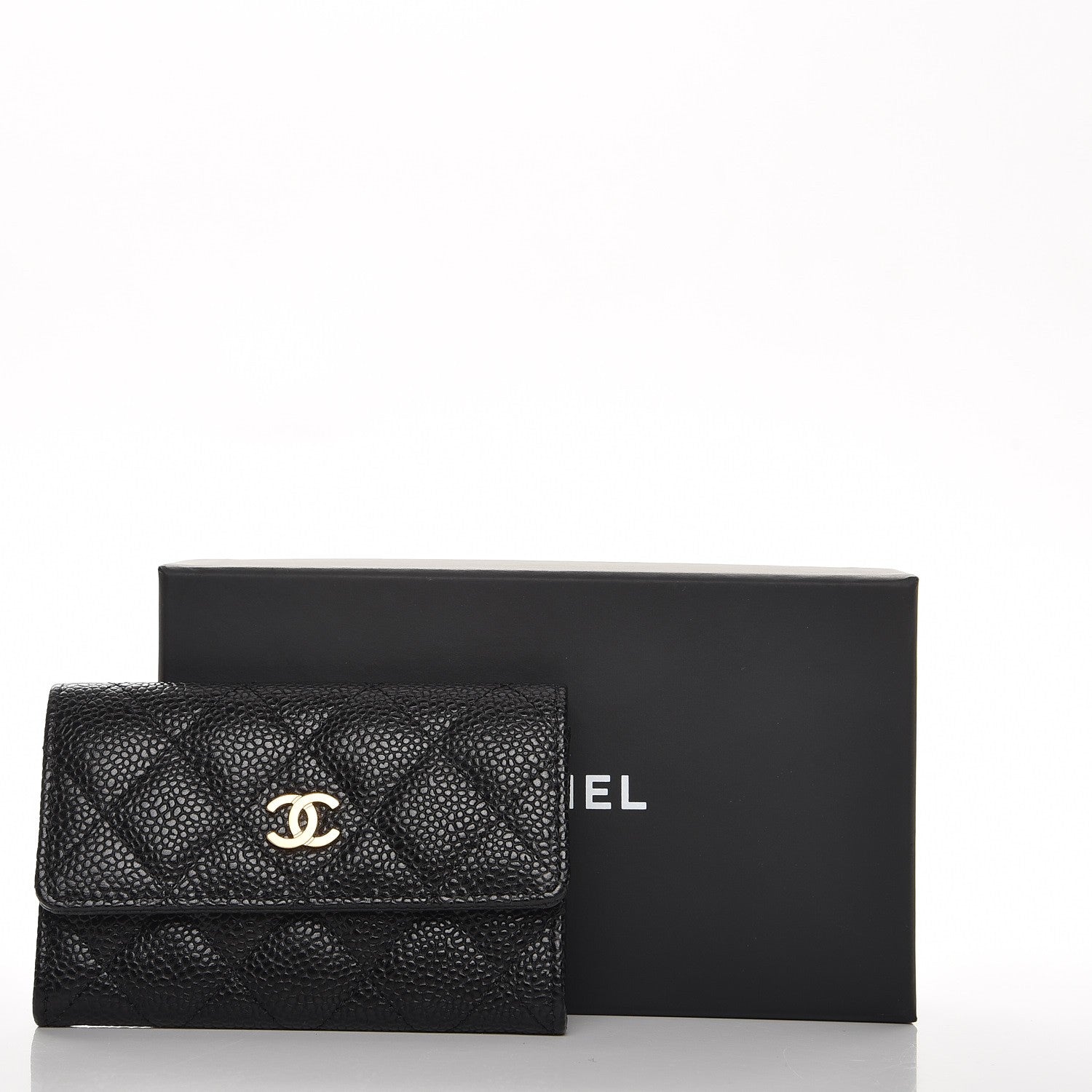Chanel Caviar Quilted Card Holder Black 8 of 8
