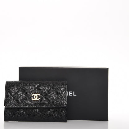 Chanel Caviar Quilted Card Holder Black 8 of 8