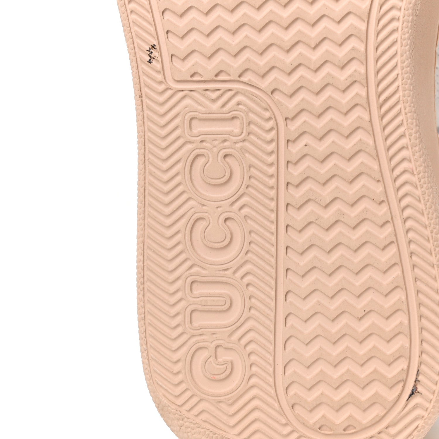 Gucci Calfskin GG Tennis Embossed Womens Platform 55mm Sneakers 37.5 White 8 of 11