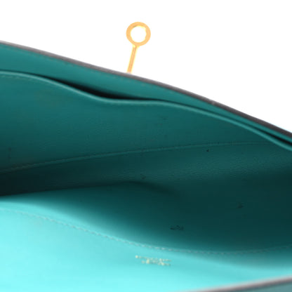 Hermes Swift Kelly Cut Clutch Pochette Vert Verone 5 of 7