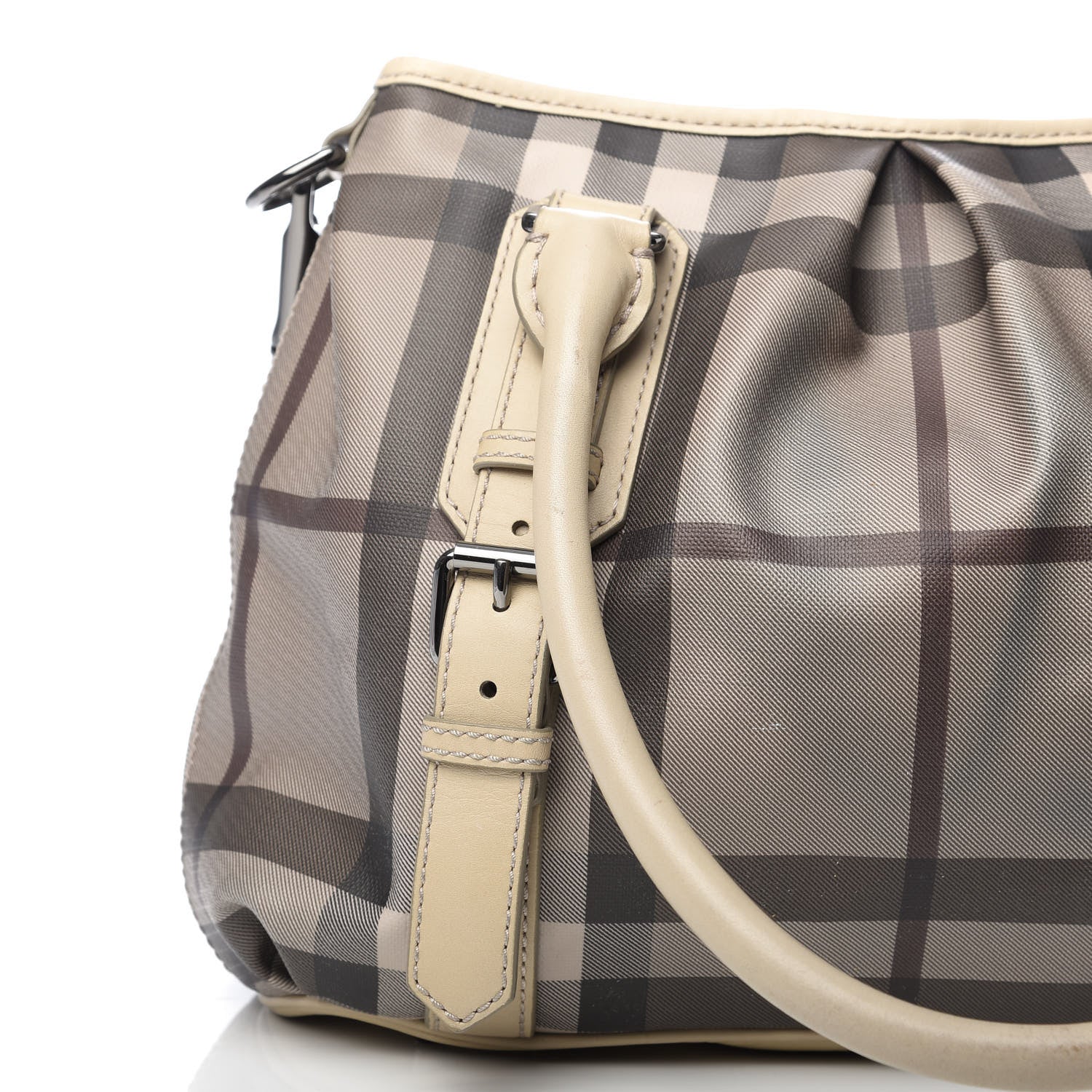 Burberry Smoked Check Small Northfield Tote Trench 15 of 17